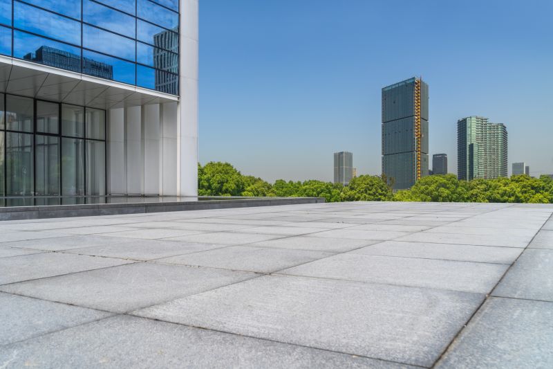 Modern Concrete Paver Layout